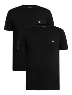 ΑΝΔΡΙΚΑ LOUNGE T-SHIRT 2ΤΜΧ | Μαύρο L