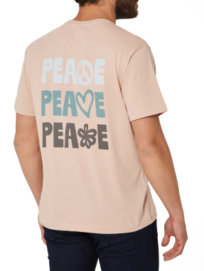 ΑΝΔΡΙΚΟ T-SHIRT ΜΕ ΤΥΠΩΜΑ | Ροζ M