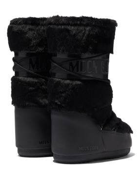 ΜΠΟΤΕΣ ΧΙΟΝΙΟΥ ICON FAUX-FUR | Μαύρο 35/38