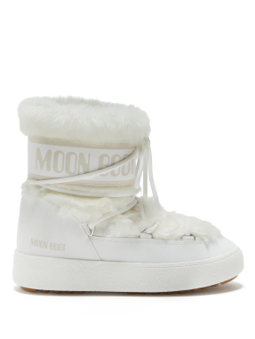 ΜΠΟΤΕΣ ΧΙΟΝΙΟΥ LTRACK LOW FAUX-FUR | Λευκό 37