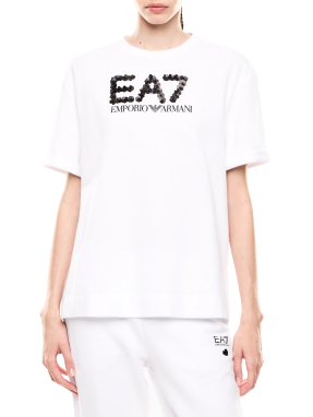 ΓΥΝΑΙΚΕΙΟ T-SHIRT ΜΕ ΛΟΓΟΤΥΠΟ | Λευκό M