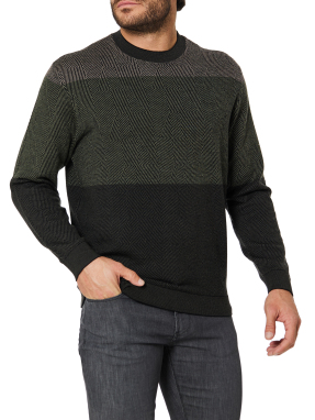 ΑΝΔΡΙΚΟ ΜΑΛΛΙΝΟ ΠΟΥΛΟΒΕΡ | Πράσινο Σκούρο L