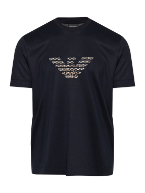 ΑΝΔΡΙΚΟ T-SHIRT ΜΕ ΛΟΓΟΤΥΠΟ | Μπλε Σκούρο L