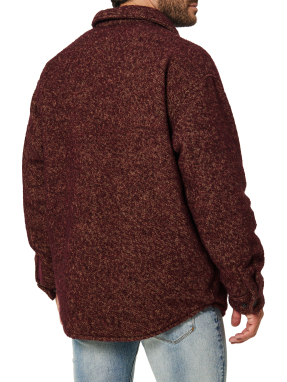 ΑΝΔΡΙΚΟ ΜΑΛΛΙΝΟ JACKET | Κόκκινο L