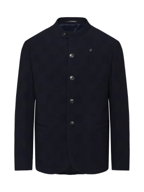 ΑΝΔΡΙΚΟ JACKET ΜΕ ΚΟΥΜΠΙΑ | Μπλε Σκούρο IT 54