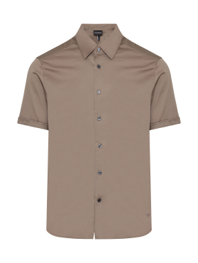 ΑΝΔΡΙΚΟ ΚΟΝΤΟΜΑΝΙΚΟ ΠΟΥΚΑΜΙΣΟ | Μπεζ XL