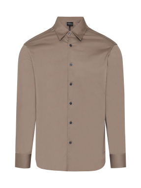 ΑΝΔΡΙΚΟ ΠΟΥΚΑΜΙΣΟ | Μπεζ Σκούρο XXL