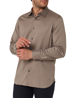 ΑΝΔΡΙΚΟ ΠΟΥΚΑΜΙΣΟ | Μπεζ Σκούρο XXL