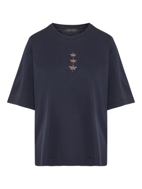 ΓΥΝΑΙΚΕΙΟ T-SHIRT | Μπλε Σκούρο  L