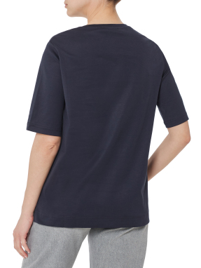 ΓΥΝΑΙΚΕΙΟ T-SHIRT | Μπλε Σκούρο  L