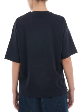 ΓΥΝΑΙΚΕΙΟ T-SHIRT | Μπλε Σκούρο XXXL