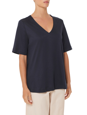 ΓΥΝΑΙΚΕΙΟ T-SHIRT | Μπλε Σκούρο XXL