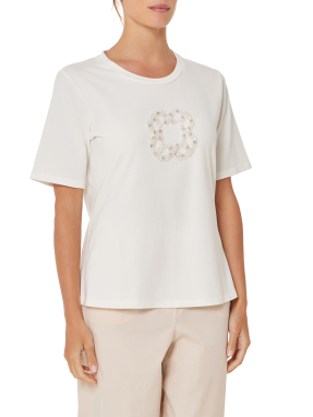 ΓΥΝΑΙΚΕΙΟ T-SHIRT | Εκρού XXL