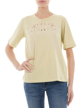 ΓΥΝΑΙΚΕΙΟ T-SHIRT | Κίτρινο L