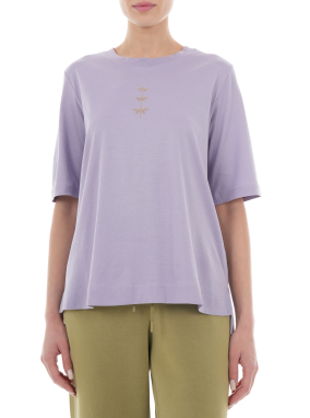 ΓΥΝΑΙΚΕΙΟ T-SHIRT | Μωβ XXL