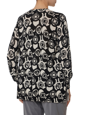 ΓΥΝΑΙΚΕΙΑ ΜΠΛΟΥΖΑ | Ασπρόμαυρο XL