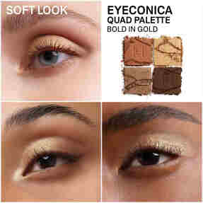 EYECONICA QUAD PALETTE | 01 Bold in Gold