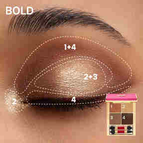 EYECONICA QUAD PALETTE | 01 Bold in Gold