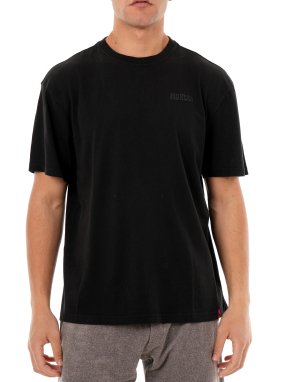 ΑΝΔΡΙΚΟ T-SHIRT BUBBLE BACK PRINT | Μαύρο M