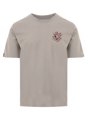 ΑΝΔΡΙΚΟ T-SHIRT TATTOO TRUDY TIGGER | Γκρι M