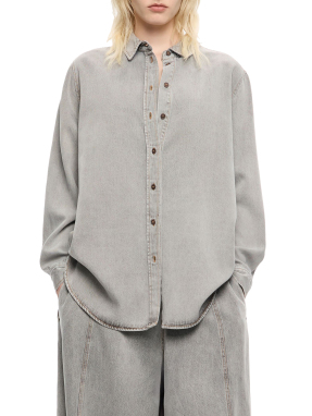 ΓΥΝΑΙΚΕΙΟ DENIM ΠΟΥΚΑΜΙΣΟ | Γκρι S