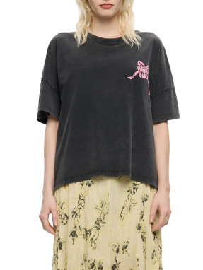 ΓΥΝΑΙΚΕΙΟ T-SHIRT | Μαύρο S