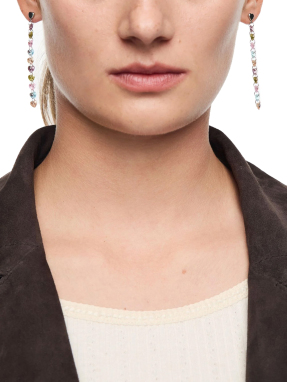 ΓΥΝΑΙΚΕΙΑ ΚΡΕΜΑΣΤΑ ΣΚΟΥΛΑΡΙΚΙΑ HEARTS | Πολύχρωμο ONE SIZE