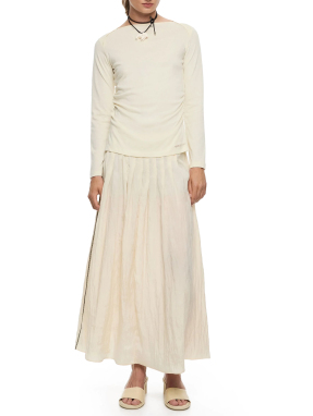 ΜΑΞΙ ΦΟΥΣΤΑ | Εκρού EU 38