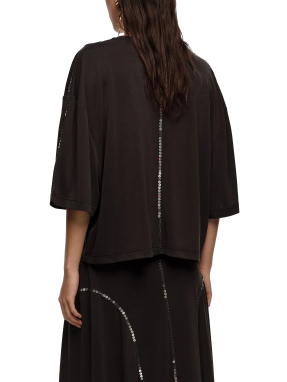 ΓΥΝΑΙΚΕΙΟ T-SHIRT | Μαύρο M