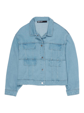 ΓΥΝΑΙΚΕΙΟ DENIM ΠΟΥΚΑΜΙΣΟ | Γαλάζιο S