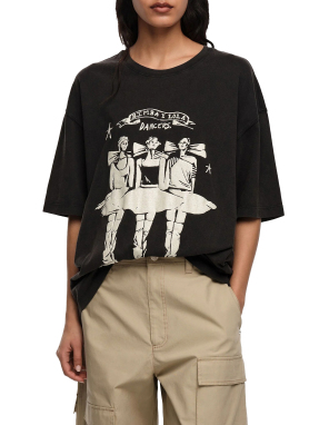 ΓΥΝΑΙΚΕΙΟ T-SHIRT | Μαύρο M