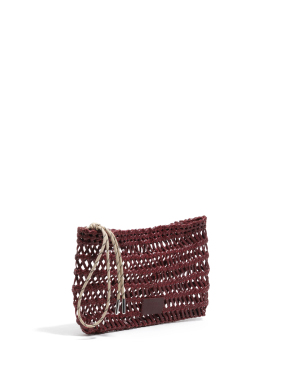 ΓΥΝΑΙΚΕΙΟ ΔΕΡΜΑΤΙΝΟ POUCH | Μπορντό