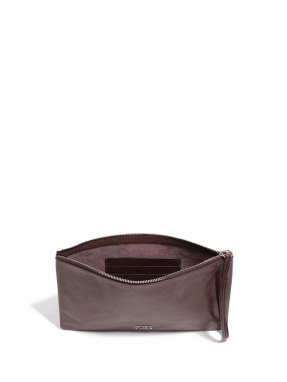 ΓΥΝΑΙΚΕΙΟ ΔΕΡΜΑΤΙΝΟ POUCH | Καφέ