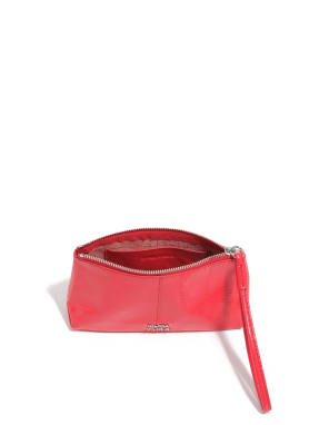 ΓΥΝΑΙΚΕΙΟ ΔΕΡΜΑΤΙΝΟ POUCH | Κόκκινο