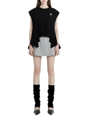 ΓΥΝΑΙΚΕΙΟ ΑΜΑΝΙΚΟ ΤΟΠ | Μαύρο M