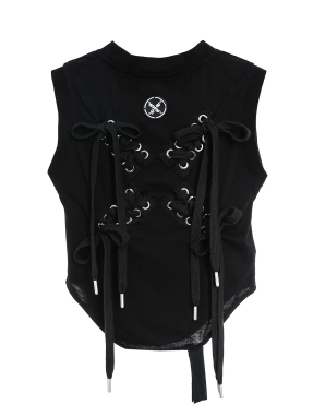 ΓΥΝΑΙΚΕΙΟ ΑΜΑΝΙΚΟ ΤΟΠ | Μαύρο M