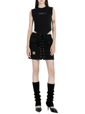 ΓΥΝΑΙΚΕΙΟ ΑΜΑΝΙΚΟ ΤΟΠ | Μαύρο M