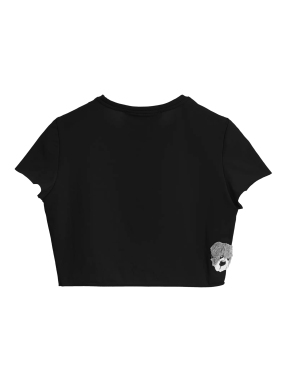 ΓΥΝΑΙΚΕΙΟ ΚΟΝΤΟΜΑΝΙΚΟ ΤΟΠ | Μαύρο M