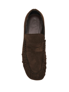ΓΥΝΑΙΚΕΙΑ SUEDE LOAFERS | Καφέ Σκούρο 41