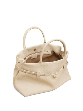 ΓΥΝΑΙΚΕΙΑ ΔΕΡΜΑΤΙΝΗ ΤΣΑΝΤΑ ΧΕΙΡΟΣ LE CAMBON 35 | Εκρού