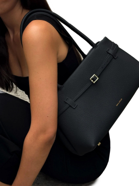 ΓΥΝΑΙΚΕΙΑ ΔΕΡΜΑΤΙΝΗ ΤΣΑΝΤΑ EAST WEST LE CAMBON | Μαύρο