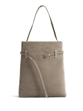 ΓΥΝΑΙΚΕΙΑ SUEDE ΤΣΑΝΤΑ ΩΜΟΥ TOTE DU JOUR | Γκρι