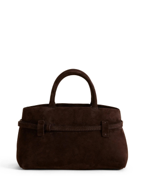 ΓΥΝΑΙΚΕΙΑ SUEDE ΤΣΑΝΤΑ ΧΕΙΡΟΣ LE CAMBON 25 | Κόκκινο