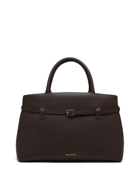 ΓΥΝΑΙΚΕΙΑ ΔΕΡΜΑΤΙΝΗ ΤΣΑΝΤΑ ΧΕΙΡΟΣ LE CAMBON 35 | Καφέ Σκούρο