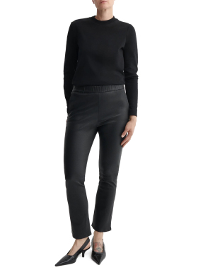 ΓΥΝΑΙΚΕΙΟ ΔΕΡΜΑΤΙΝΟ ΠΑΝΤΕΛΟΝΙ KAMILLA | Μαύρο EU 38