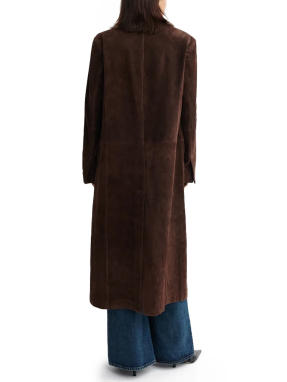 ΓΥΝΑΙΚΕΙΟ SUEDE ΠΑΛΤΟ ALISSA | Καφέ EU 36