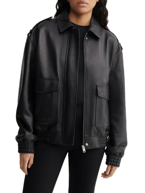 ΓΥΝΑΙΚΕΙΟ ΔΕΡΜΑΤΙΝΟ JACKET ASTRA | Μαύρο EU 38