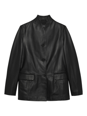 ΓΥΝΑΙΚΕΙΟ ΔΕΡΜΑΤΙΝΟ JACKET JUNO | Μαύρο EU 38