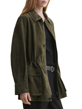 ΓΥΝΑΙΚΕΙΟ SUEDE JACKET MAEVE | Πράσινο Σκούρο DARK GREEN EU 36