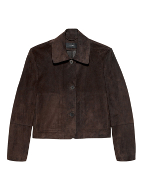 ΓΥΝΑΙΚΕΙΟ SUEDE JACKET EMY | Καφέ MUD BROWN EU 40